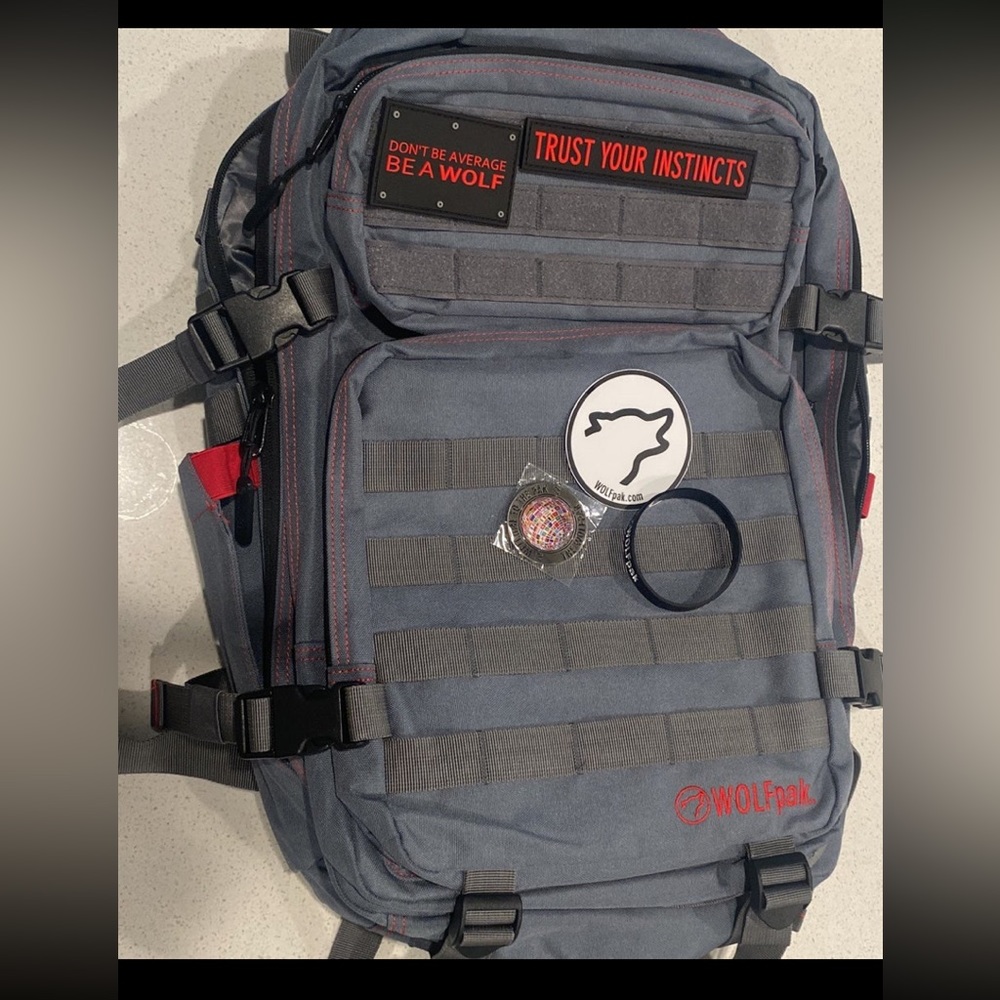 Wolfpak 45L backpack BRAND NEW Anvil Grey